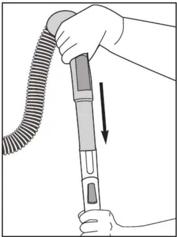 YOO DIGITAL Pulsee Compact V1400 - ASSEMBLY OF METAL EXTENSION PIPE AND FLOOR BRUSH - 1