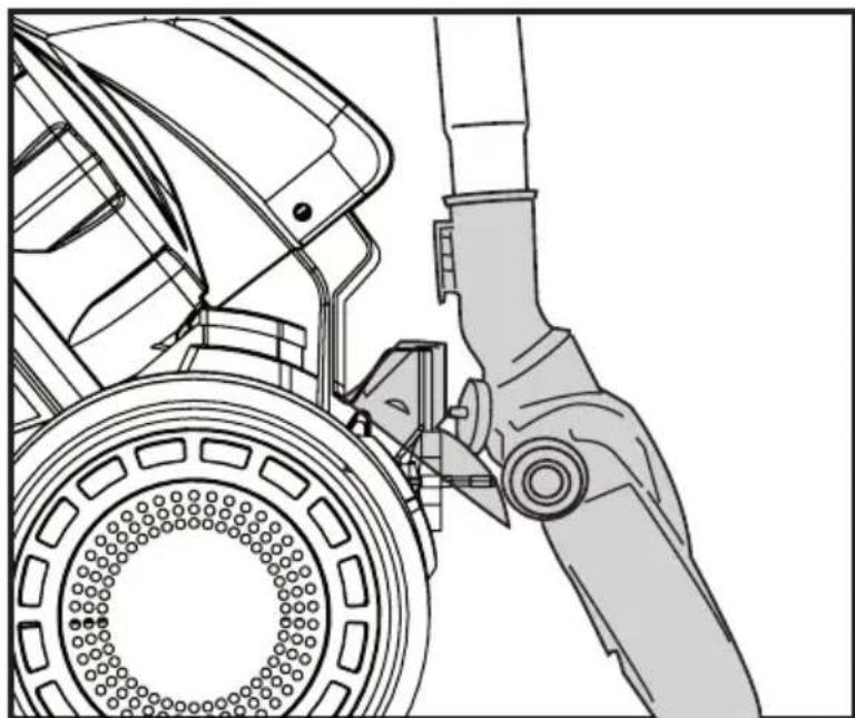 YOO DIGITAL Pulsee Compact V1400 - ASSEMBLAGE DU TUBE D'EXTENSION EN METAL ET DE LA BROSSE - 3