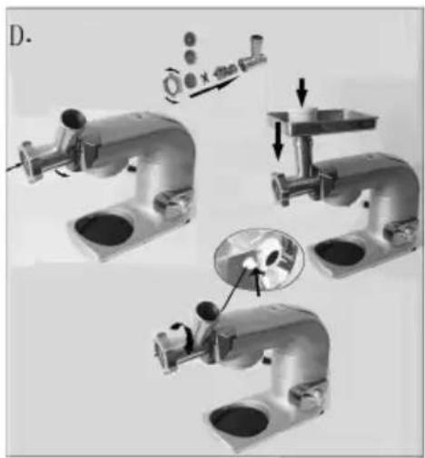 YOO DIGITAL CookYoo 7900 - Assembling and fitting the attachment - 1