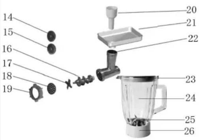 YOO DIGITAL CookYoo 7900 - MIXEN/KNETEN/SCHLAGEN/EMULGIEREN/AUFSCHÄUMEN - 2
