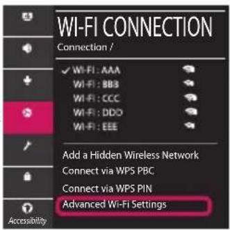 LG 55UM7300AUE TV - Troubleshooting Network Problems - 3