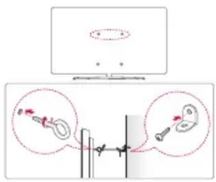 LG 55UM7300AUE TV - Securing TV to the Wall - 1
