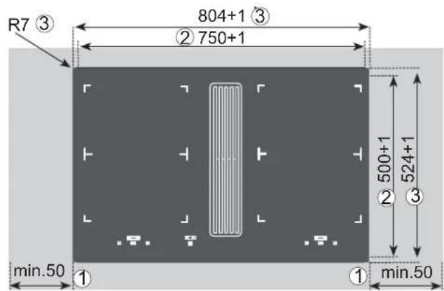 BAUKNECHT CTDI K 840C NE - Variable installation possibilities: Flush installation - 1