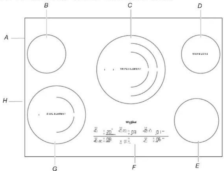 WHIRLPOOL WCE55US6HB - Cooktop - 2