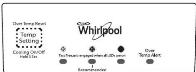 WHIRLPOOL WZF57R16FW - Temperature Control - 1