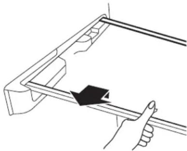 WHIRLPOOL WZF57R16FW - reinstaller une tablette : - 1