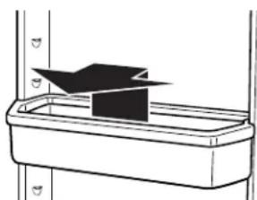 WHIRLPOOL WZF57R16FW - To Remove and Replace the Bin: - 1