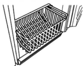 WHIRLPOOL WZF57R16FW - Panier d'entreposage (sur certains modèles) - 1