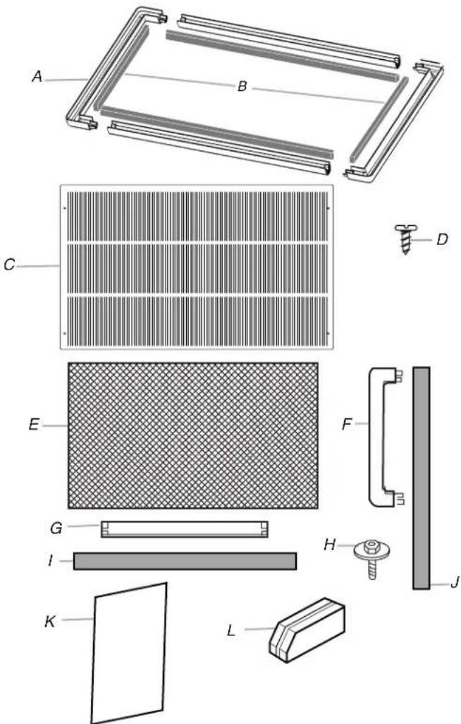 WHIRLPOOL ACE119PR0 - Pièces fournies - 1