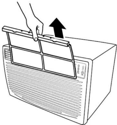 WHIRLPOOL ACE119PR0 - Nettoyage du filtre à air - 1
