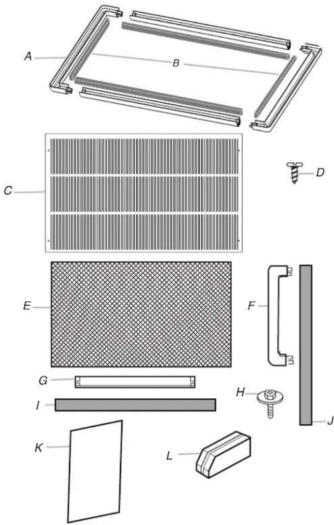 WHIRLPOOL ACE119PR0 - Parts supplied - 1
