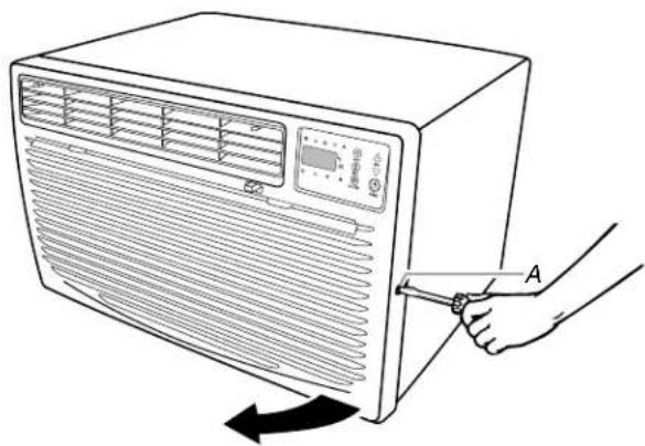 WHIRLPOOL ACE119PR0 - Cleaning the Front Panel - 1