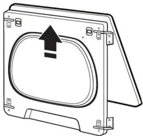 WHIRLPOOL YWED5100HW - Remove the door assembly: - 9