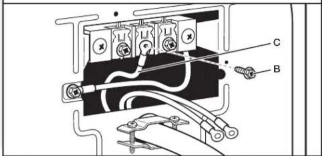 WHIRLPOOL YWED5100HW - Connecter le conducteur neutre - 1