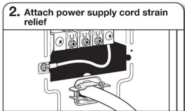 WHIRLPOOL YWED5100HW - Power Supply Cord Strain Relief - 2