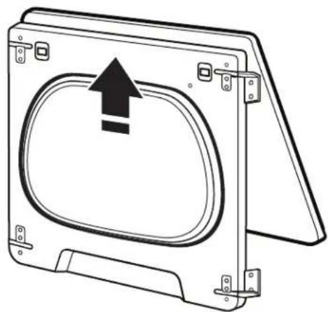 WHIRLPOOL YWED5100HW - Quite el ensamblaje de la puerta: - 9