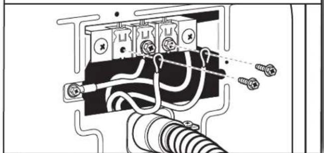 WHIRLPOOL YWED5100HW - Conecte los cables restantes - 1