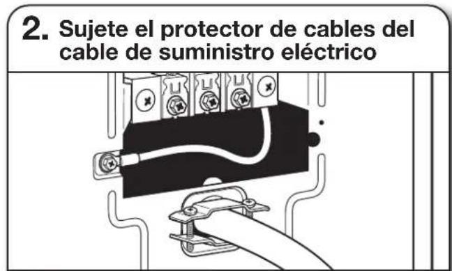 WHIRLPOOL YWED5100HW - Protector del cable de suministro electrico - 2