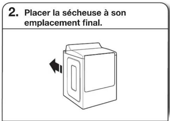 WHIRLPOOL YWED5100HW - Raccordement du systeméme d'evacuation - 2