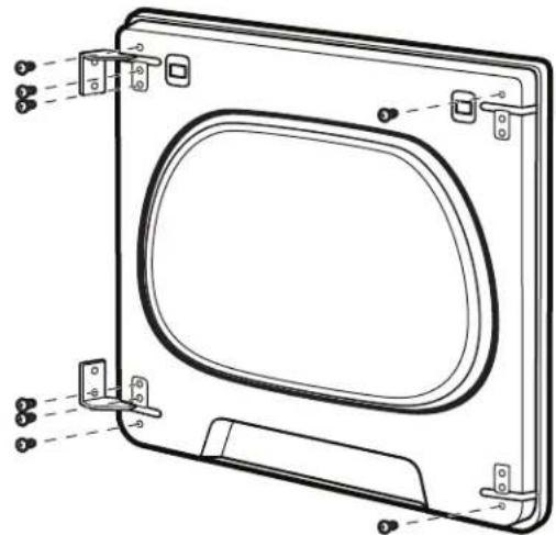 WHIRLPOOL YWED5100HW - Quite el ensamblaje de la puerta: - 2