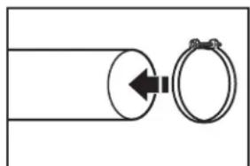 WHIRLPOOL YWED5100HW - Clamps: - 1