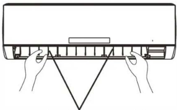 WHIRLPOOL WA24ODU32 - Regolazione del flusso d'aria orizzontale (manuale) - 2