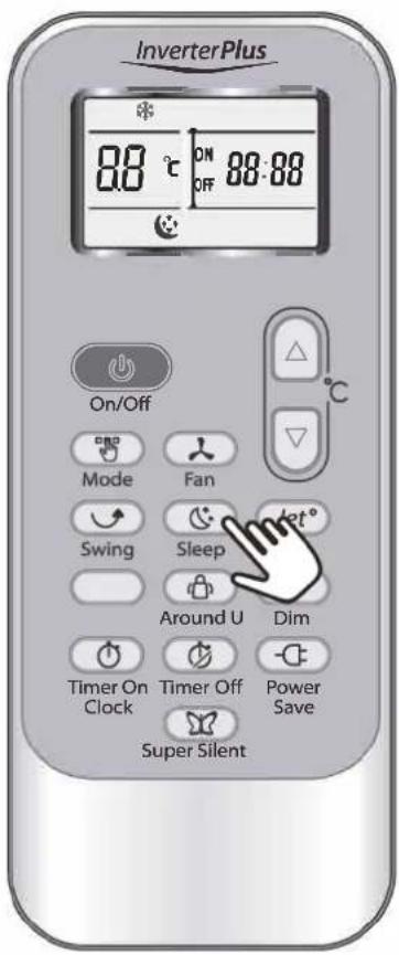 WHIRLPOOL WA24ODU32 - SLEEP for Children (mode 4): - 1
