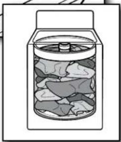 WHIRLPOOL WTW4715EW - Charger les vêtements dans la laveuse - 2