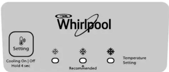 WHIRLPOOL WRT519SZDG - Commandes de température - 1
