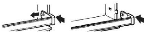 WHIRLPOOL WRT519SZDG - To remove and replace the rails: - 1