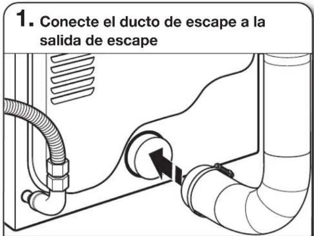WHIRLPOOL YWED7120HC - CONEXIÓN DEL DUCTO DE ESCAPE - 1