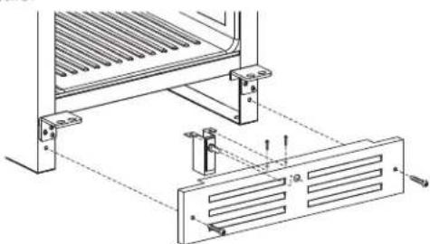WHIRLPOOL WUW55X24HS - To Remove the Base Grille: - 1