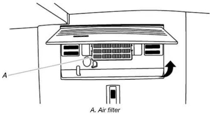 WHIRLPOOL WRX986SIHV - Installing the Air Filter - 1