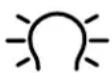 WHIRLPOOL WRX986SIHV - To turn on the light when you are not dispensing: - 2