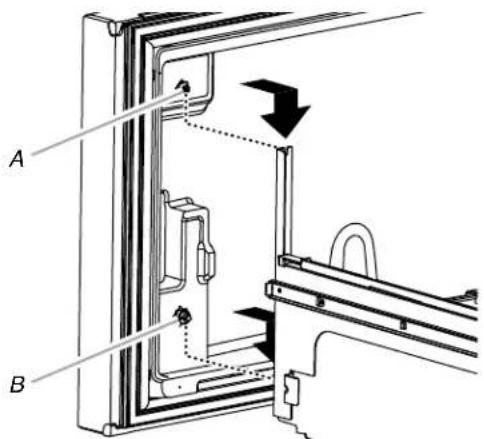 WHIRLPOOL WRX986SIHV - Para volver a colocar el frente del cajón - 1