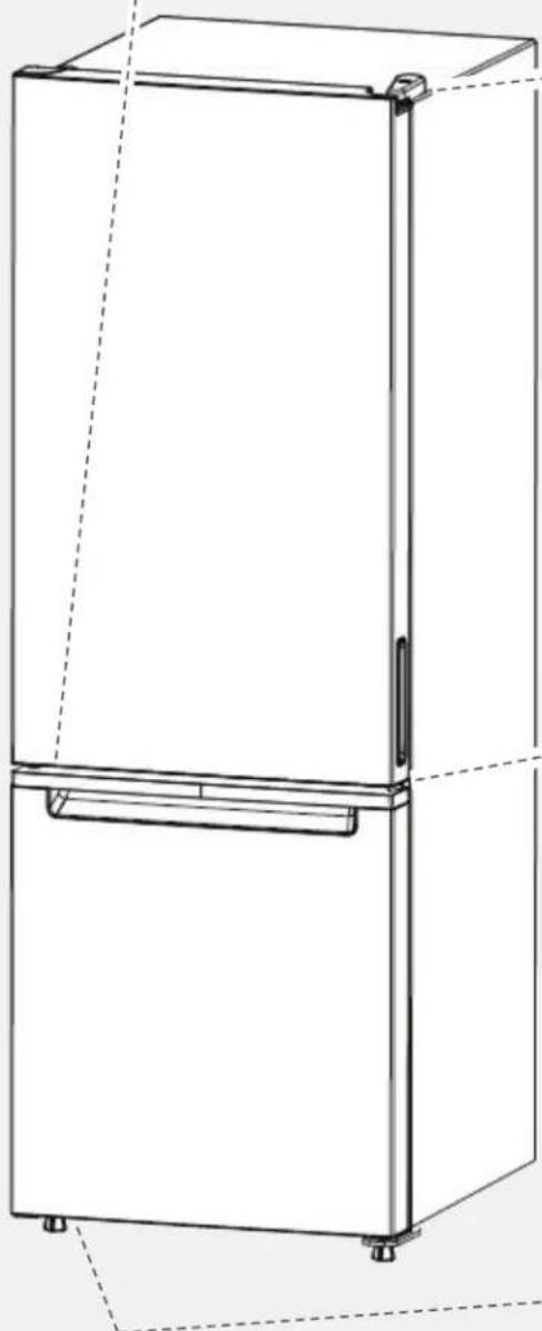 WHIRLPOOL WRB543CMJZ - RETIRO DE PUERTA E INVERSION DEL SENTIDO DE APERTURA (OPCIONAL) - 2