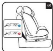 X-Adventure Quickfix - Group I (9-18kg, approx. 9 months to 4 years) forward facing IMPORTANT! DO NOT USE FORWARD FACING BEFORE THE CHILD'S WEIGHT EXCEEDS 9 KG. - 4