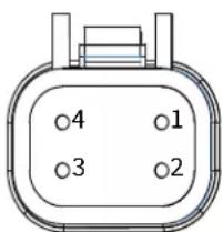 Rockford Fosgate M28B - Broche de sortie COLOR OPTIX™ (côté fils) Connecteur COLOR OPTIX™ - 1
