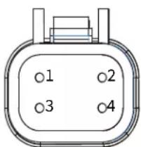 Rockford Fosgate M165B - Broche de sortie COLOR OPTIX™ (côté fils) Connecteur COLOR OPTIX™ - 1