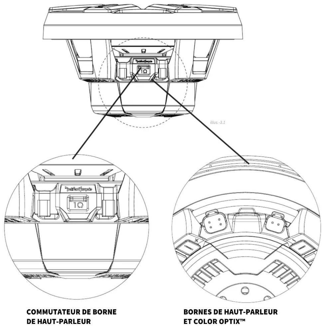 Rockford Fosgate M065B - Montage - 1