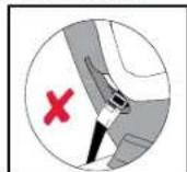 BRITAX Roundabout 50 - Positions de la ceinture de sécurité du vehicule - 2