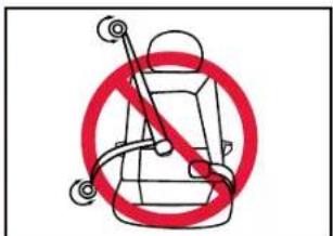 BRITAX Roundabout 50 - Incompatible Vehicle Seat Belts - 4