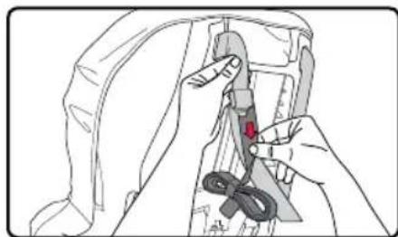 BRITAX Marathon 65 - Pour attacher le Versa-Tether à la pince de transport ou à l'ancrage d'attache : - 2