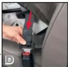 BRITAX Boulevard - Installation avec la ceinture sous-abdominale - 4