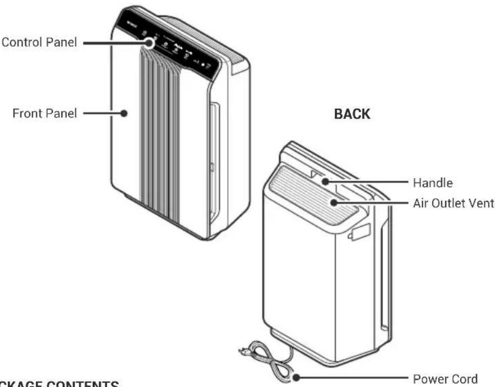 Winix 53002 - MODEL PART DIAGRAM - 1