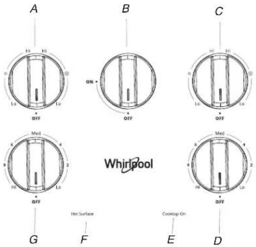 WHIRLPOOL WCE77US0HB - WCE77US6H (36 po [91,4 cm]) - 1