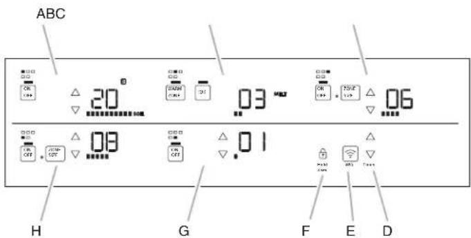 WHIRLPOOL WCE77US0HB - Paneles de control - 1