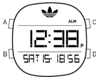 ADIDAS Cypher LX1 - アラームの設定 - 2
