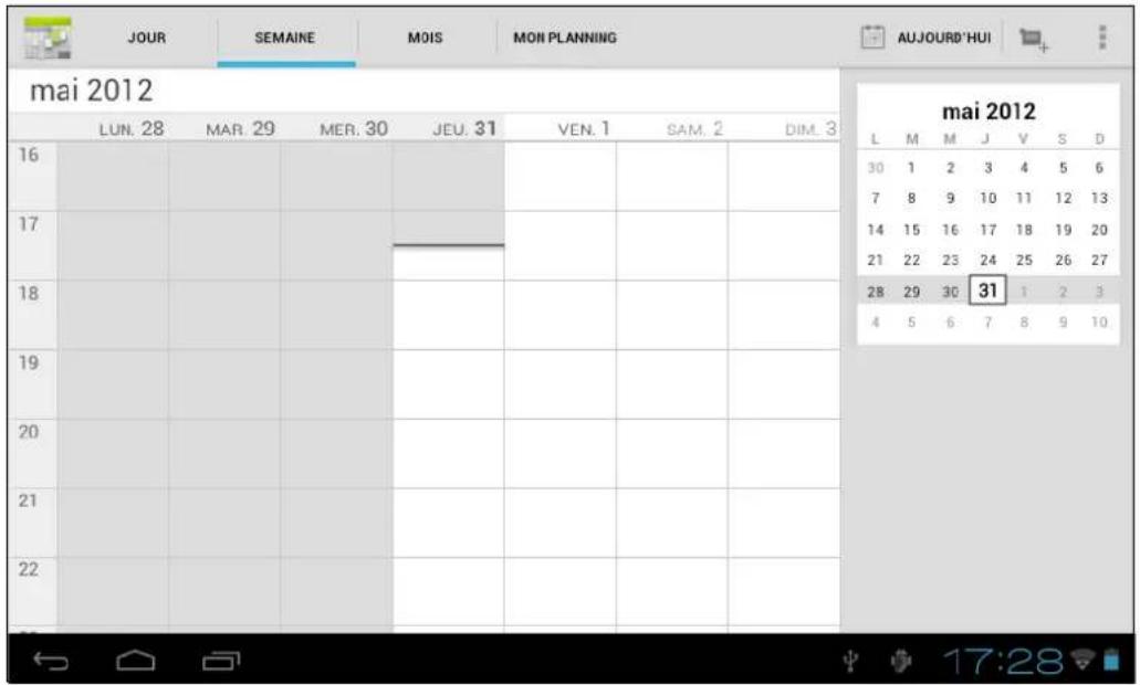 HANNSPREE HANNSpad SN70T3 - Calendrier - 1