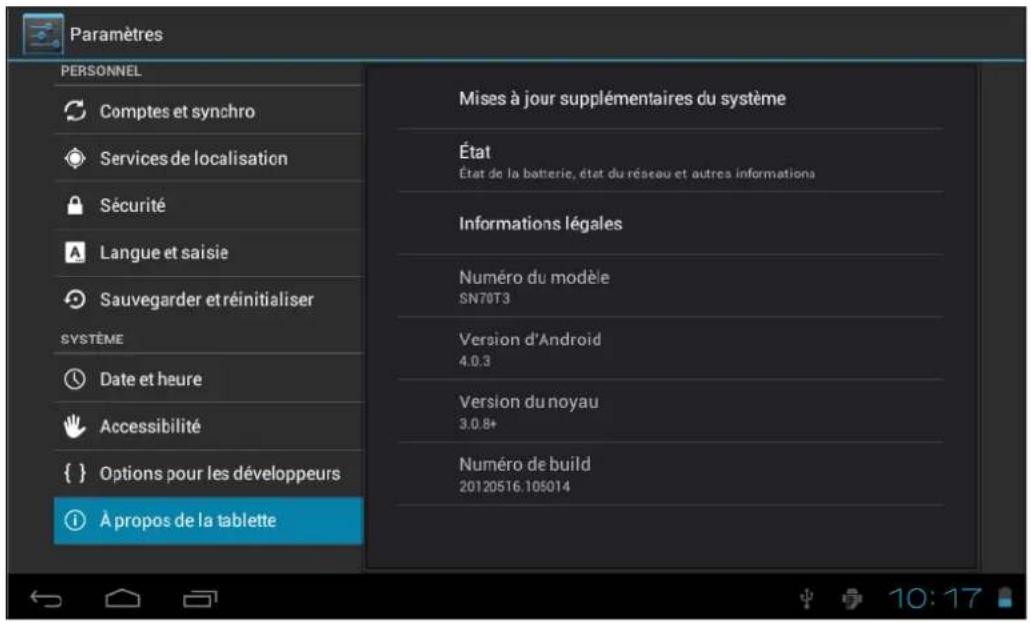 HANNSPREE HANNSpad SN70T3 - À propos de la tablette - 1